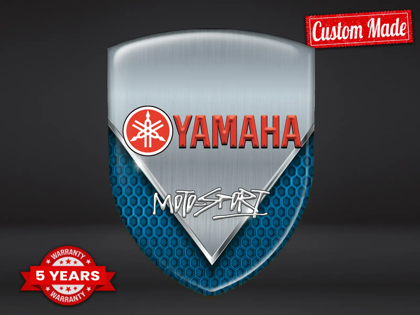 Yamaha Stickers Dôme Look Exclusif Dôme Supérieur Perso